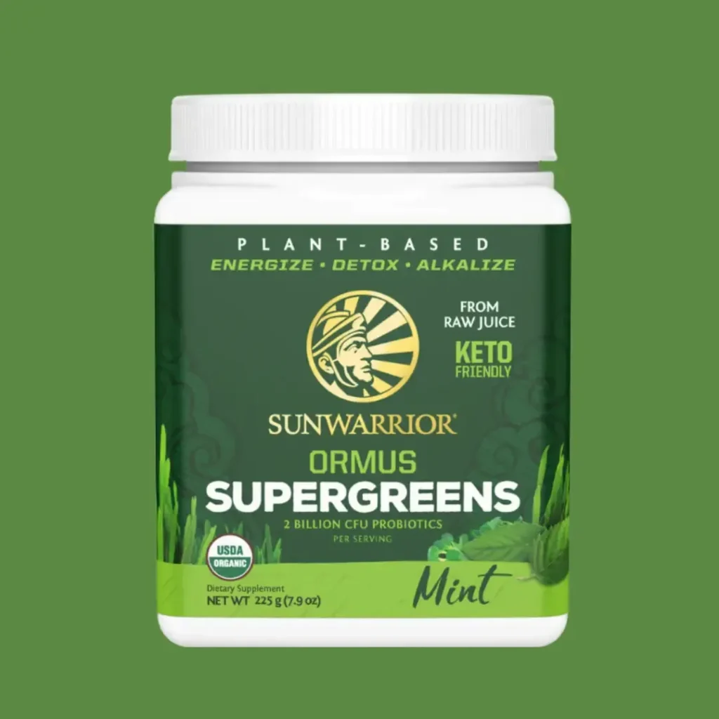 Sunwarrior Ormus Mint Supergreens 225g