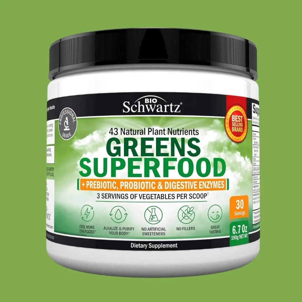 BioSchwartz Organic Super Greens Powder