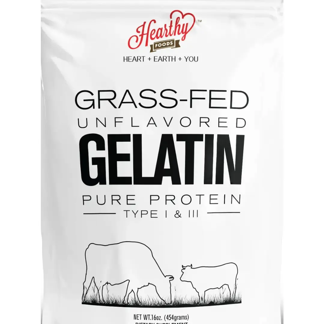 Hearty Foods Gelatin Powder Unflavored