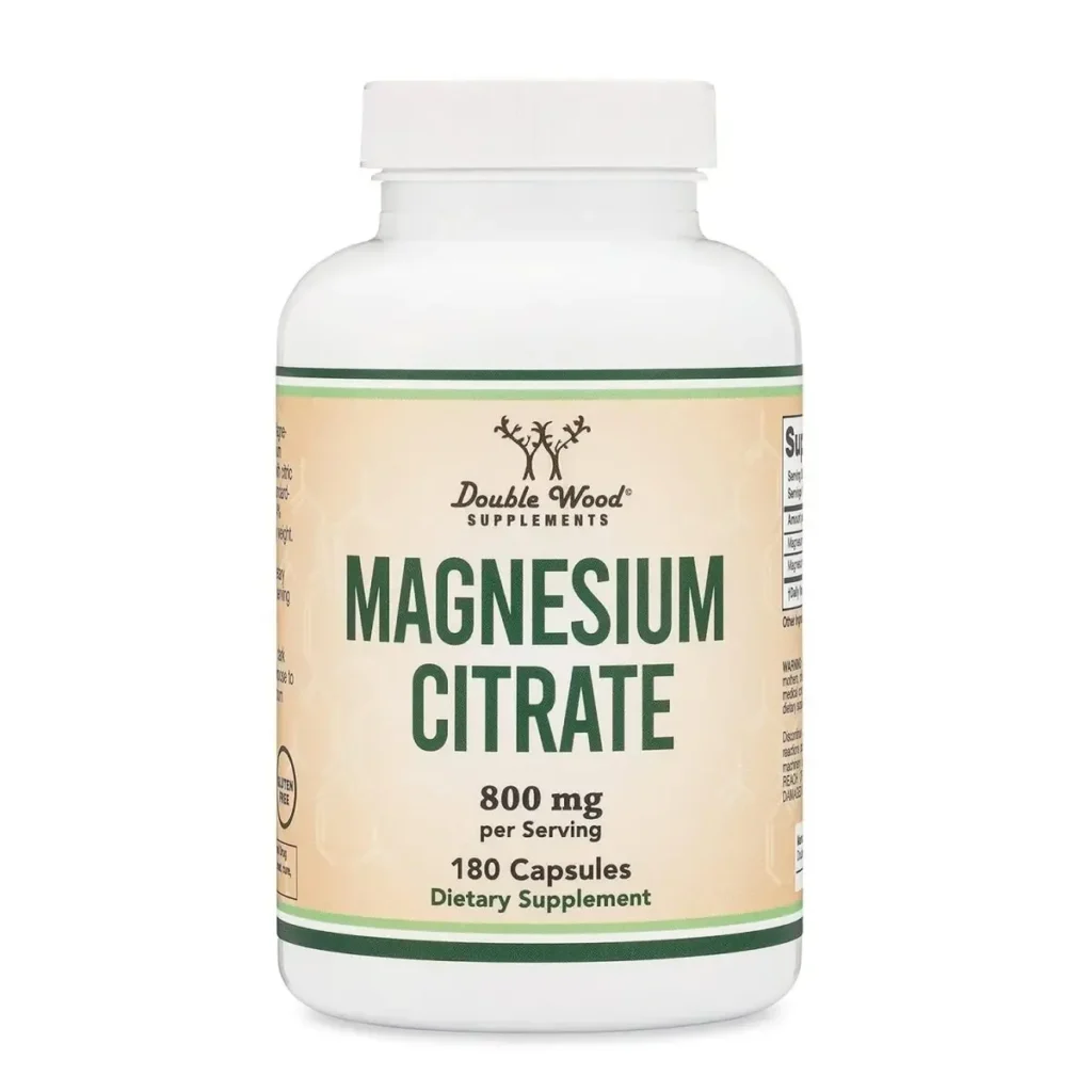 Double Wood Magnesium Citrate 180 Capsules Double Wood Magnesium Citrate 180 Capsules