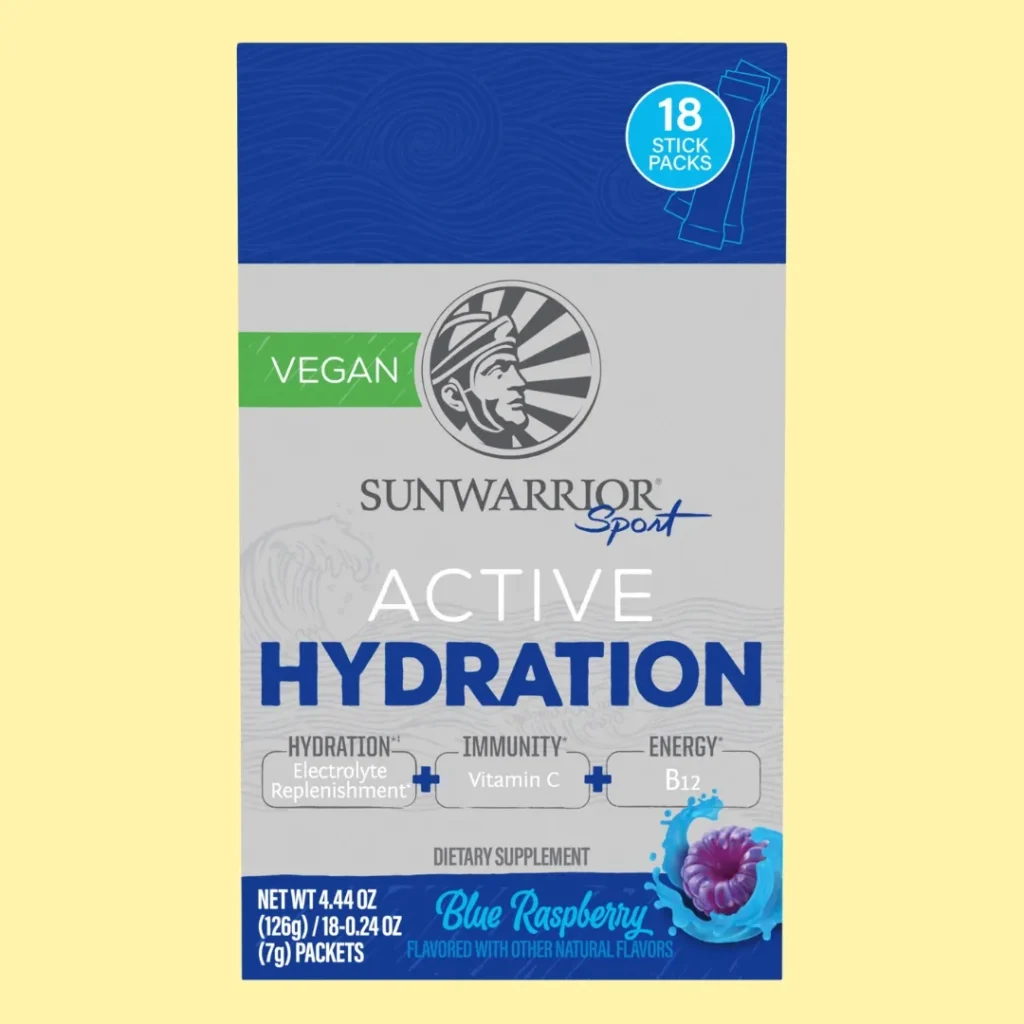 Sunwarrior Blue Raspberry Active Hydration