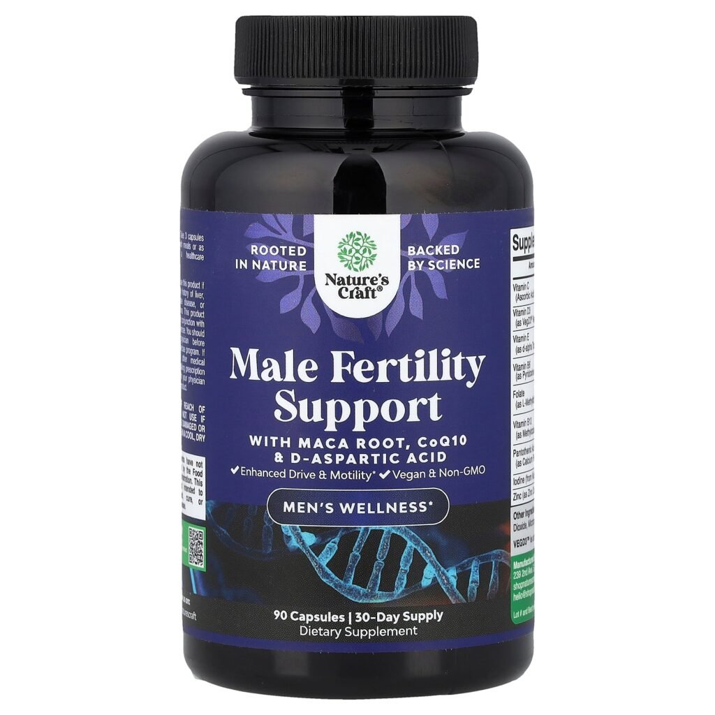 Nature’s Craft Male Fertility Support 90 Capsules