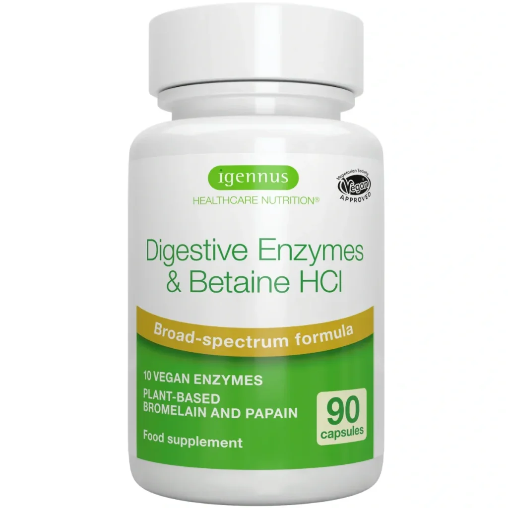 Igennus Digestive Enzymes & Betaine HCI Broad