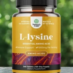 Nature’s Craft L-Lysine Tablets – Eye, Bone & Immune