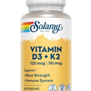 Solaray Vitamin D3 & K2