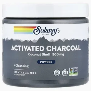 Solaray Activated Charcoal Powder 500mg