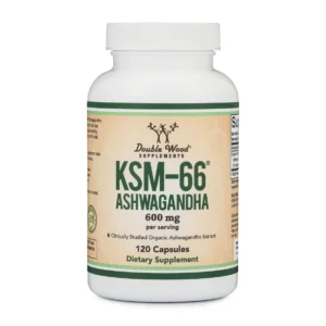 Double Wood KSM-66 Ashwagandha 600mg 120 capsules