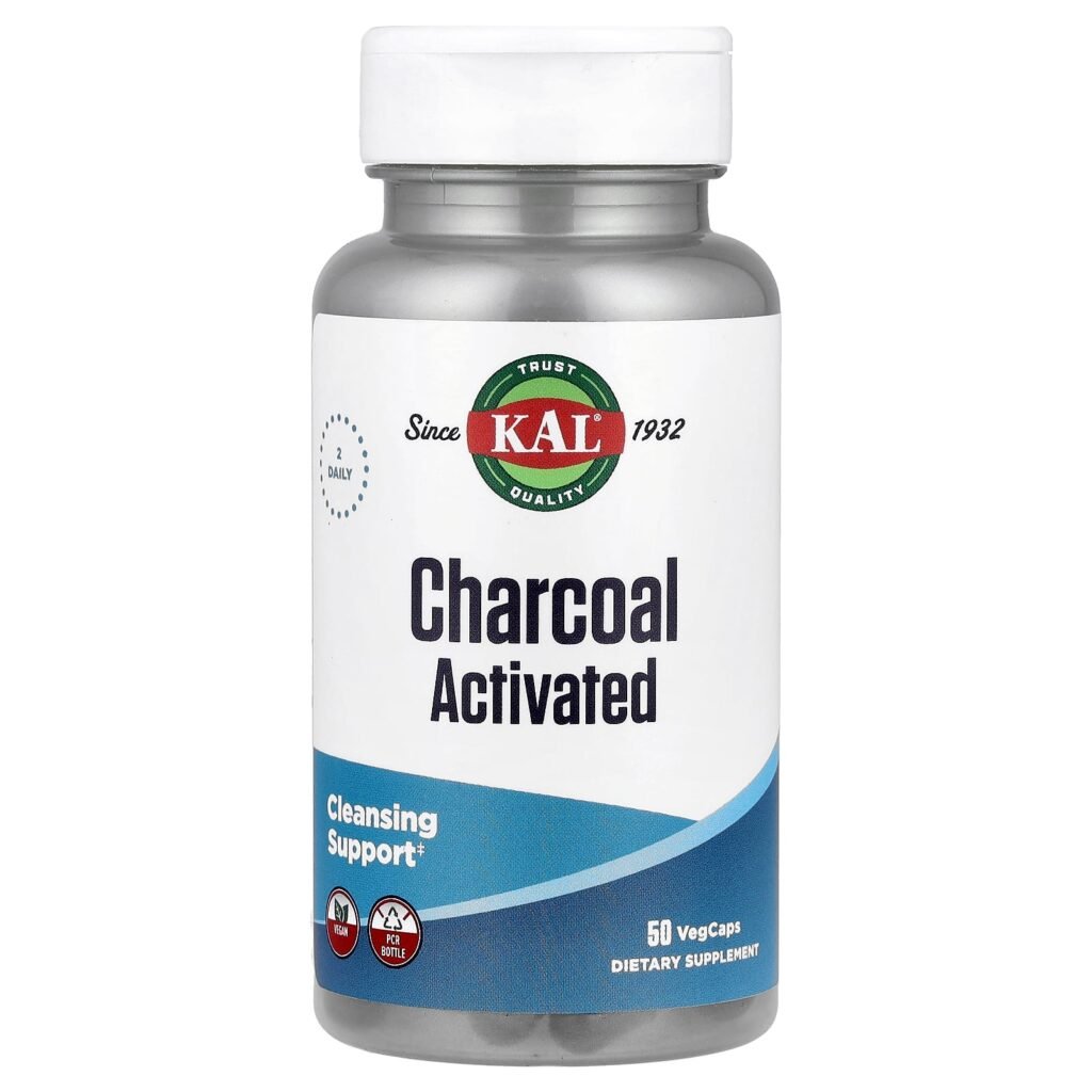 KAL Activated Charcoal 50 Capsules KAL Activated Charcoal 50 Capsules