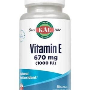 KAL Vitamin E 670mg 30 softgels