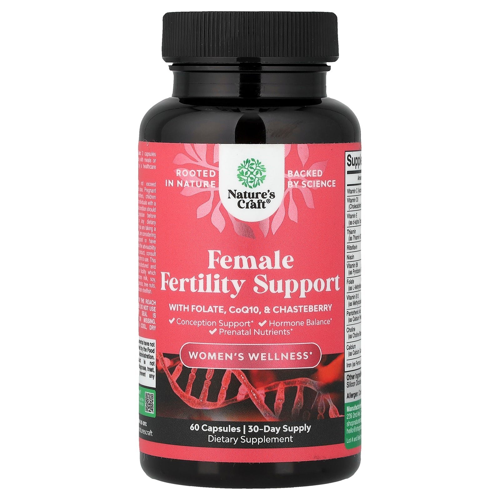 Nature’s Craft Female Fertility Support 60 Capsules Nature’s Craft Female Fertility Support 60 Capsules