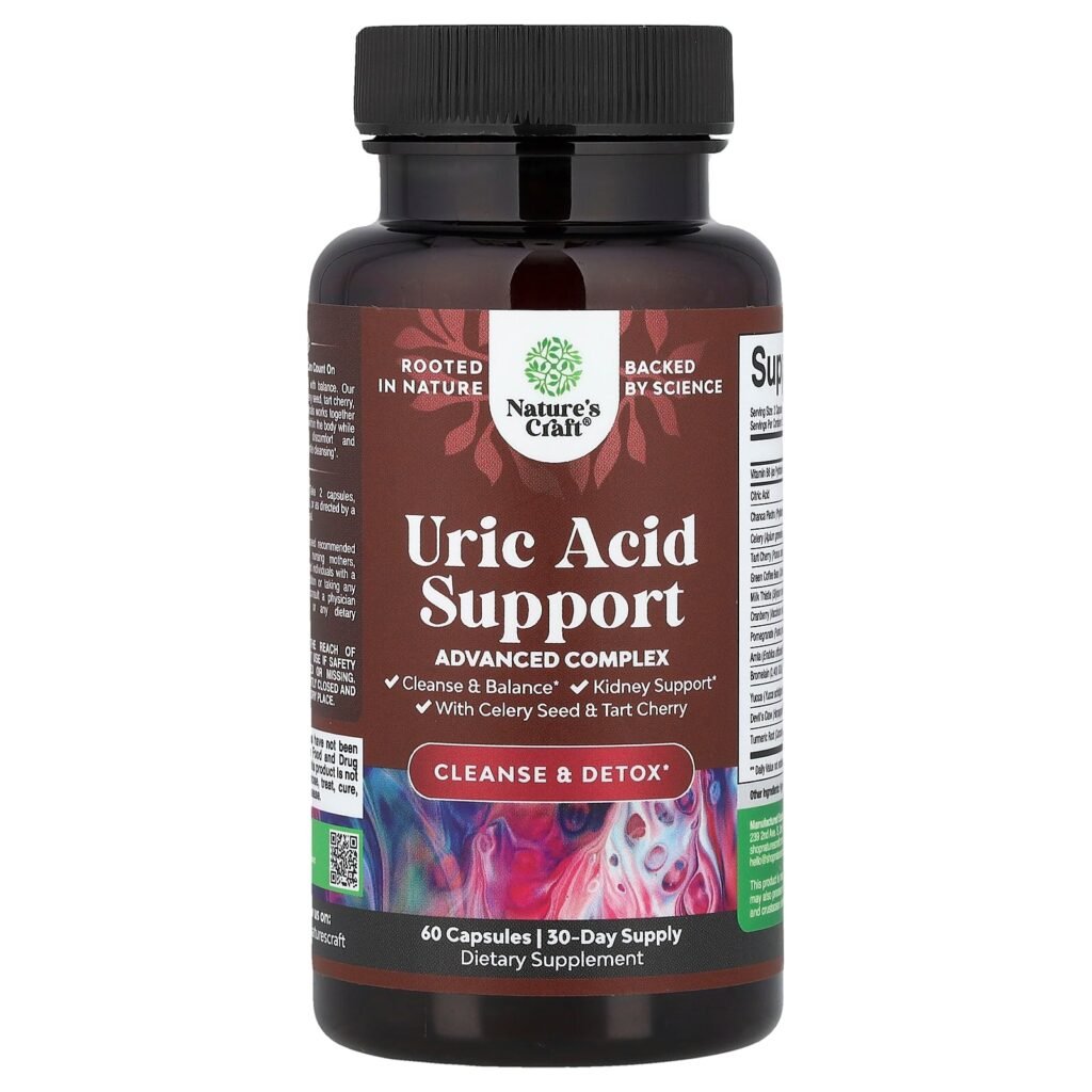 Nature’s Craft Uric Acid Support 60 Capsules