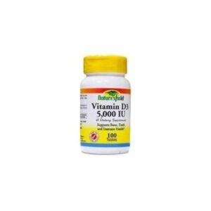 Nature’s Field Vitamin D3 5000 I.U. 100 tablets