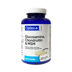 Option+ Glucosamine, Chondroitin & MSM 60 capsules