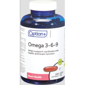 Option+ Omega 3-6-9 180 softgels
