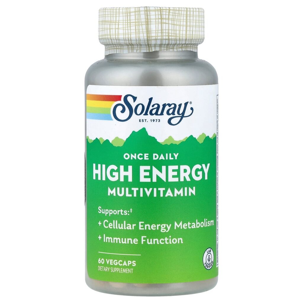 Solaray Once Daily High Energy Multivitamin 60 Capsules