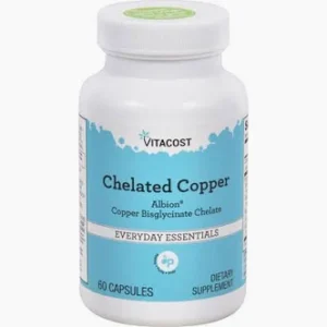 Vitacost Chelated Copper 60 capsules