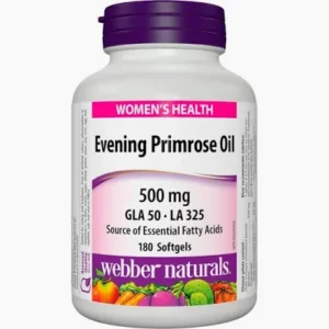Webber Naturals Evening Primrose Oil 500mg 180 softgels