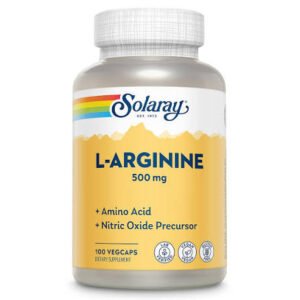 Solaray L-Arginine 500mg 100 capsules