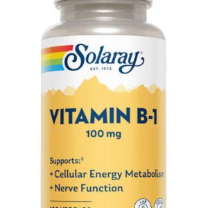 Solaray Vitamin B-1 100mg 100 capsules Solaray Vitamin B-1 100mg 100 capsules