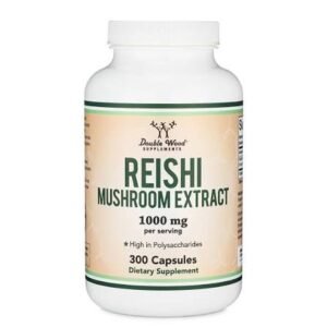 Double Wood Reishi Mushroom Extract 1000mg 60 capsules