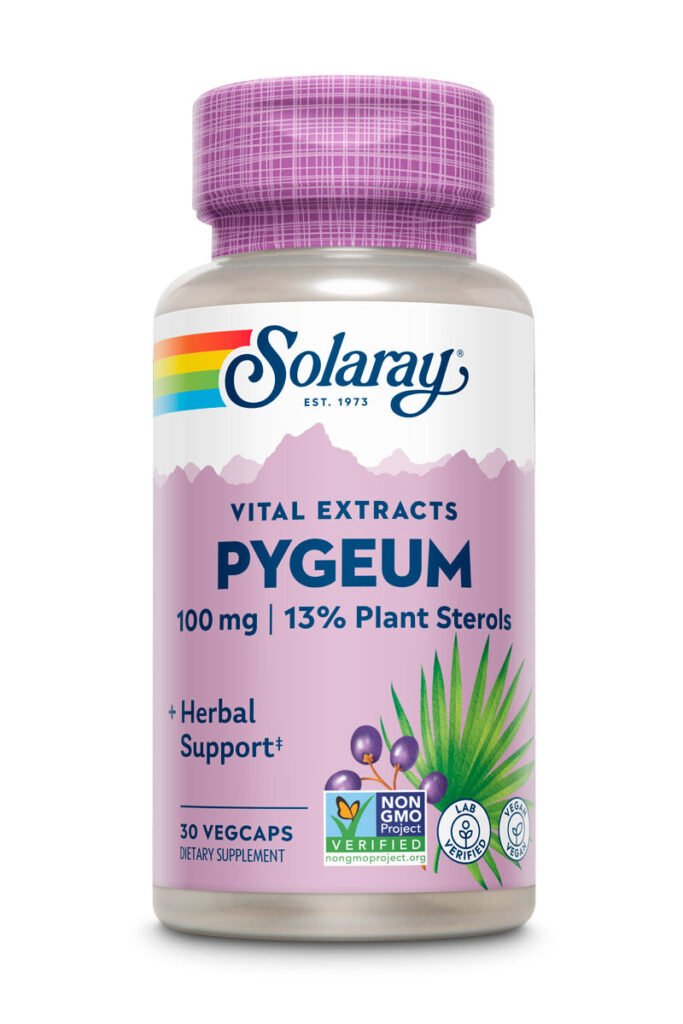 Solaray Pygeum 100mg 30 Capsules Solaray Pygeum 100mg 30 Capsules