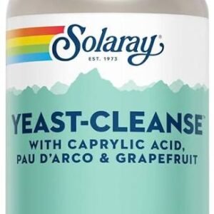 Solaray Yeast Cleanse with Caprylic Acid, Pau D’Arco & Grapefruit 90 capsules