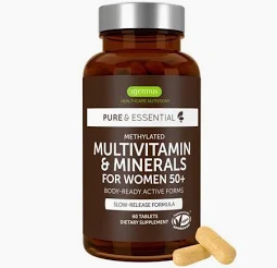 Igennus Methylated Multivitamin &Minerals for 50+ Women