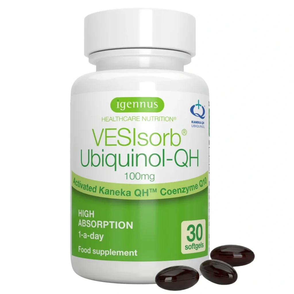 Igennus VESIsorb Ubiquinol-QH 100mg 30 Softgels Igennus VESIsorb Ubiquinol-QH 100mg 30 Softgels