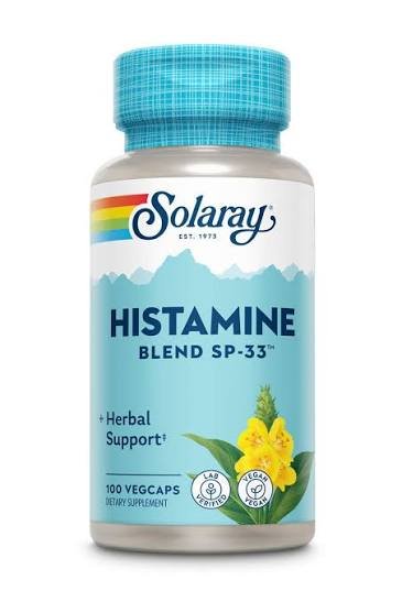 Solaray Histamine Blend SP-33 100 Capsules