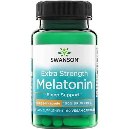 Swanson Melatonin 5mg 60 Capsules