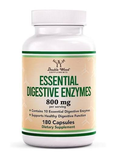 Double Wood Essential Digestive Enzymes 180 Capsules Double Wood Essential Digestive Enzymes 180 Capsules