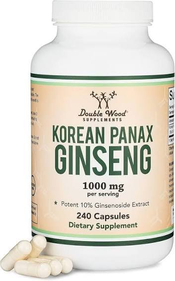 Double Wood Korean Panax Ginseng 240 Capsules Double Wood Korean Panax Ginseng 240 Capsules