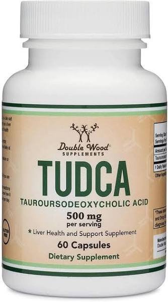 Double Wood TUDCA (Tauroursodeoxycholic Acid) 60 Capsules Double Wood TUDCA (Tauroursodeoxycholic Acid) 60 Capsules