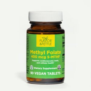 Flavor &Fettle Methyl Folate 400mcg by 90 Tablets