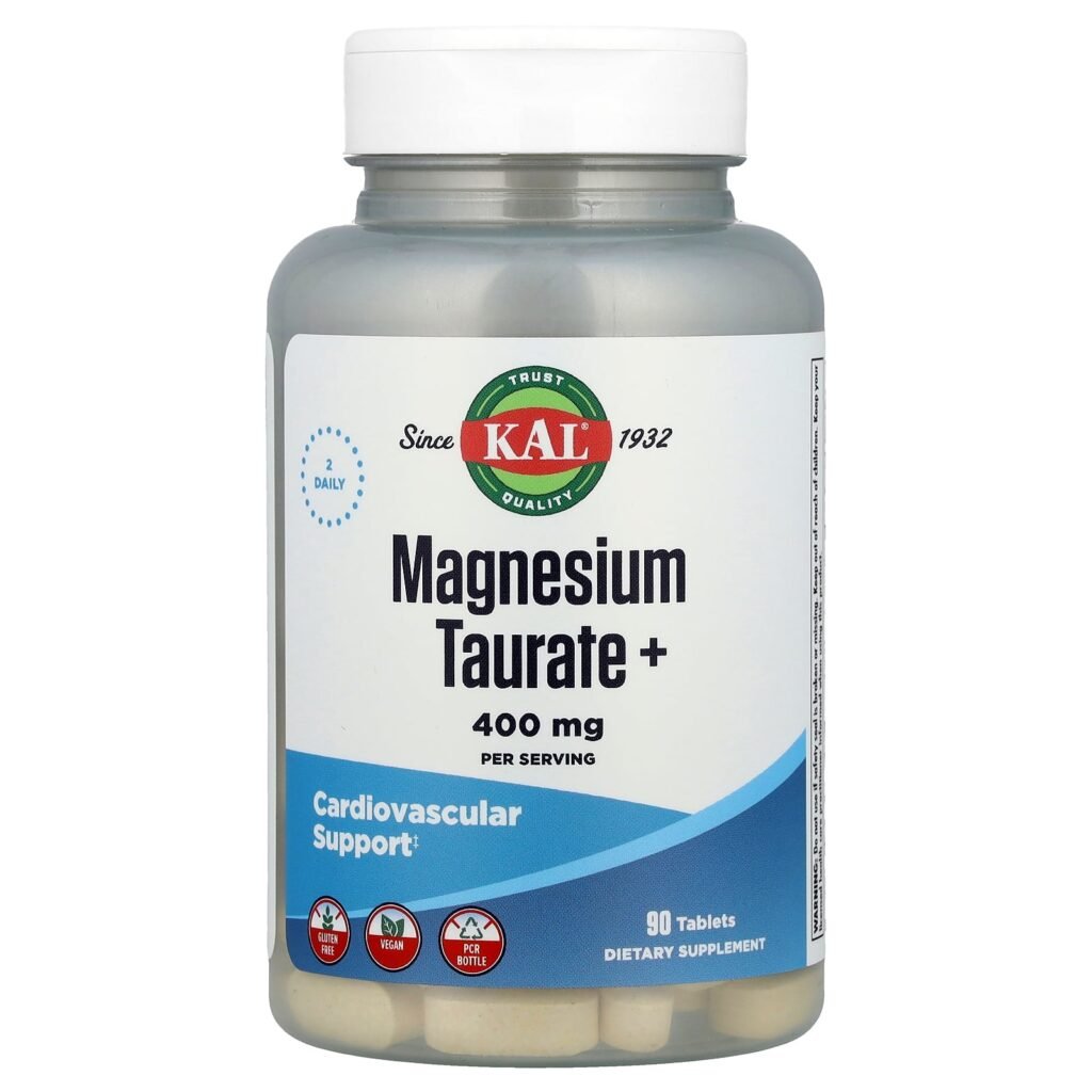 KAL Magnesium Taurate+ 400mg 90 Tablets