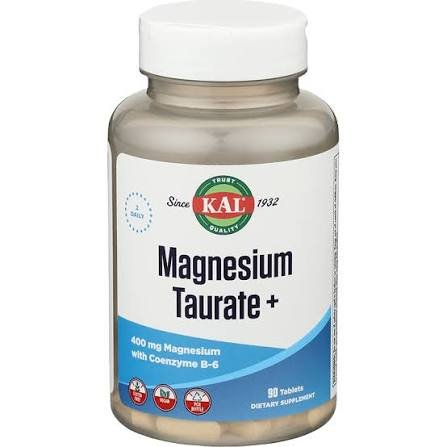 KAL Magnesium Taurate+ 400mg 90 Tablets