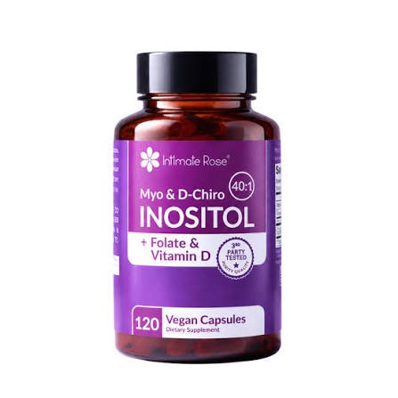 Intimate Rose Myo & D-Chiro Inositol with Folate and Vitamin D 120 Capsules