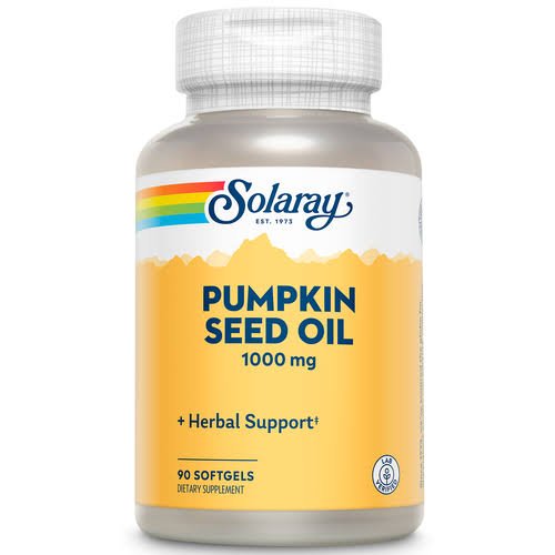 Solaray Pumpkin Seed Oil 1000mg Capsules