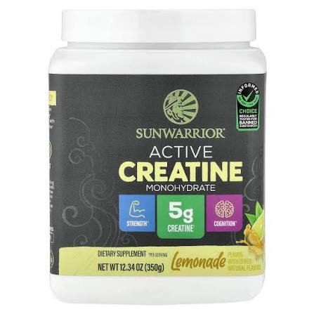 SunWarrior Active Creatine 350g Lemonade Flavor SunWarrior Active Creatine 350g Lemonade Flavor