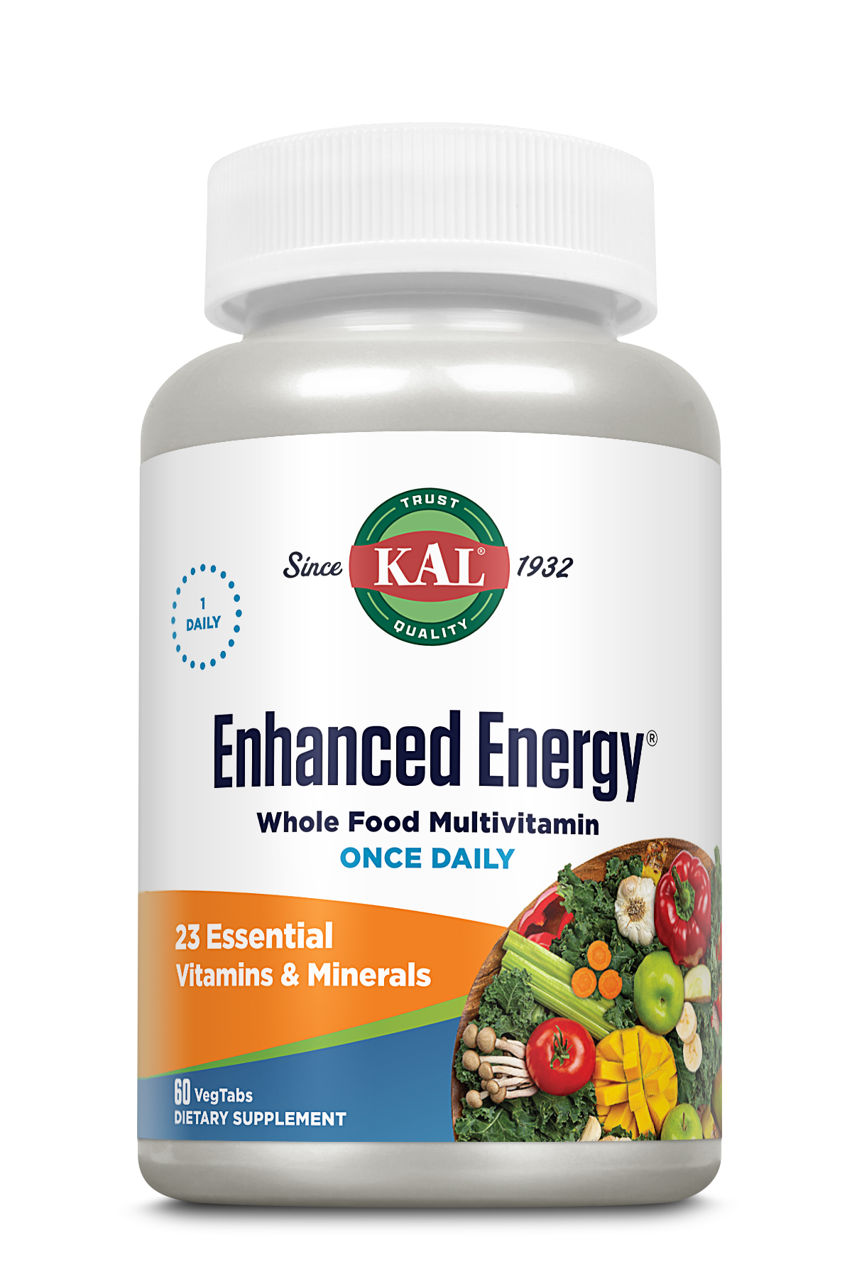 KAL Enhanced Energy Multivitamin 60 Tablets KAL Enhanced Energy Multivitamin 60 Tablets