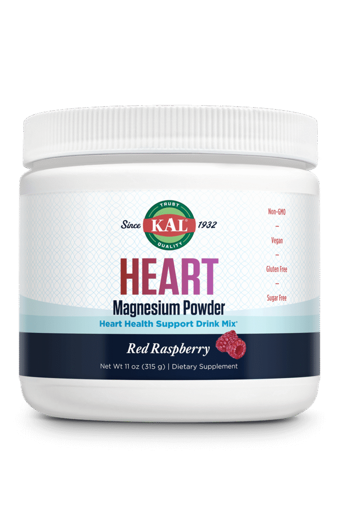 KAL Heart Magnesium Powder Red Raspberry KAL Heart Magnesium Powder Red Raspberry