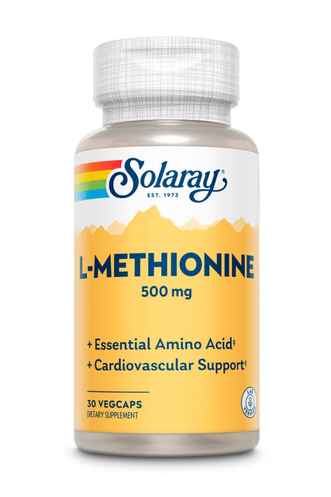 Solaray Methionine 500mg 30 Capsules Solaray Methionine 500mg 30 Capsules
