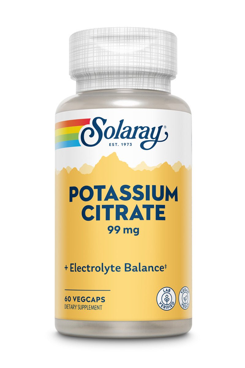 Solaray Potassium Citrate 99mg 60 Capsules Solaray Potassium Citrate 99mg 60 Capsules