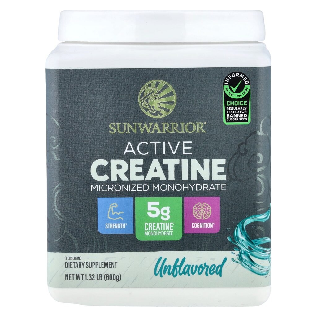 Sunwarrior Active Creatine Monohydrate Unflavoured 600g