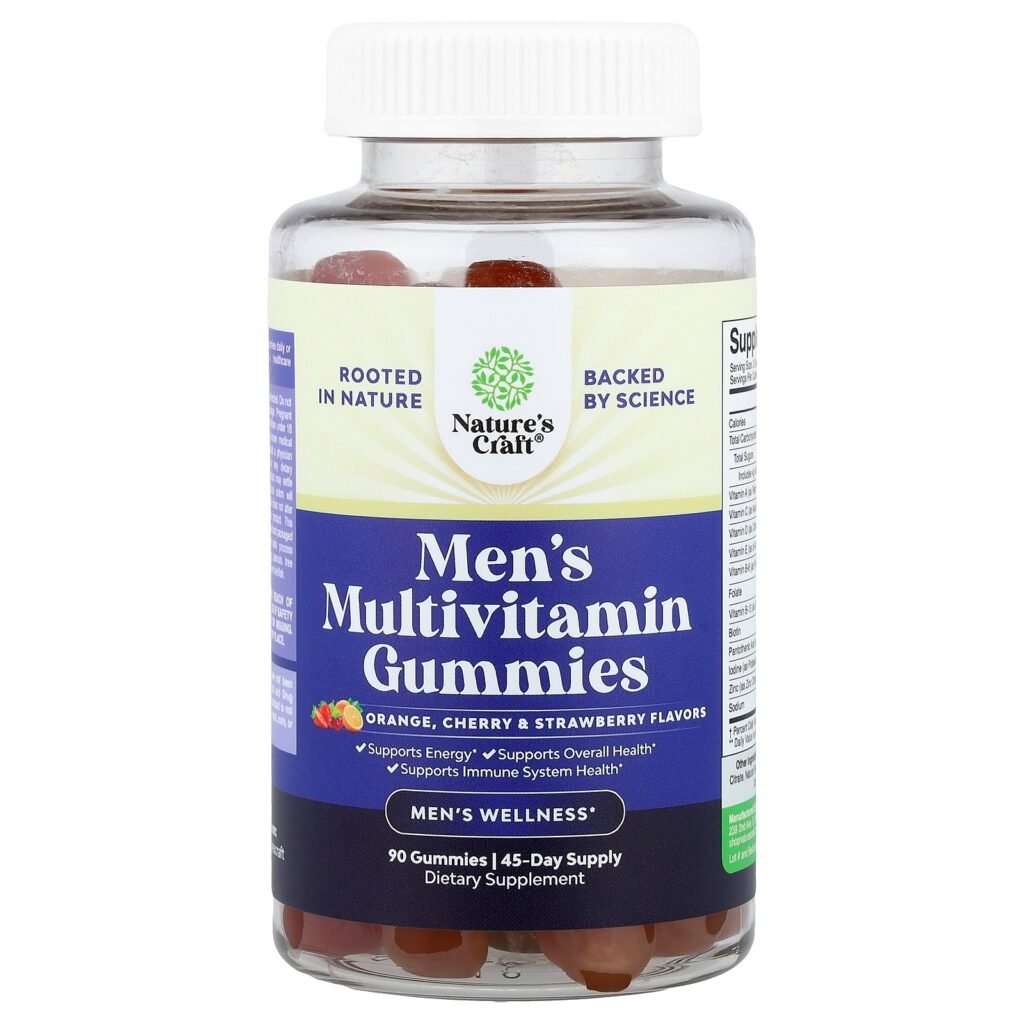 Nature’s Craft Men’s Multivitamin 90 Gummies Nature’s Craft Men’s Multivitamin 90 Gummies