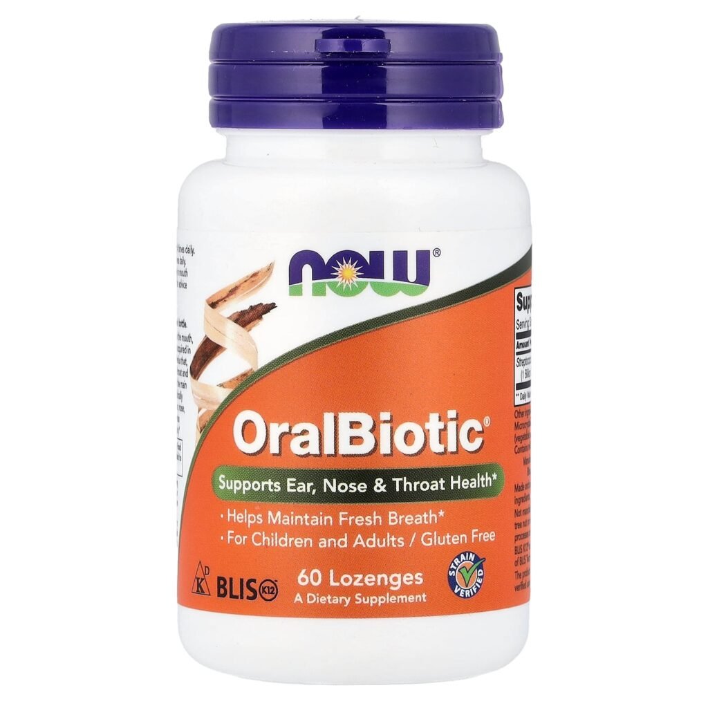 NOW Foods OralBiotic 60 Lozenges NOW Foods OralBiotic 60 Lozenges