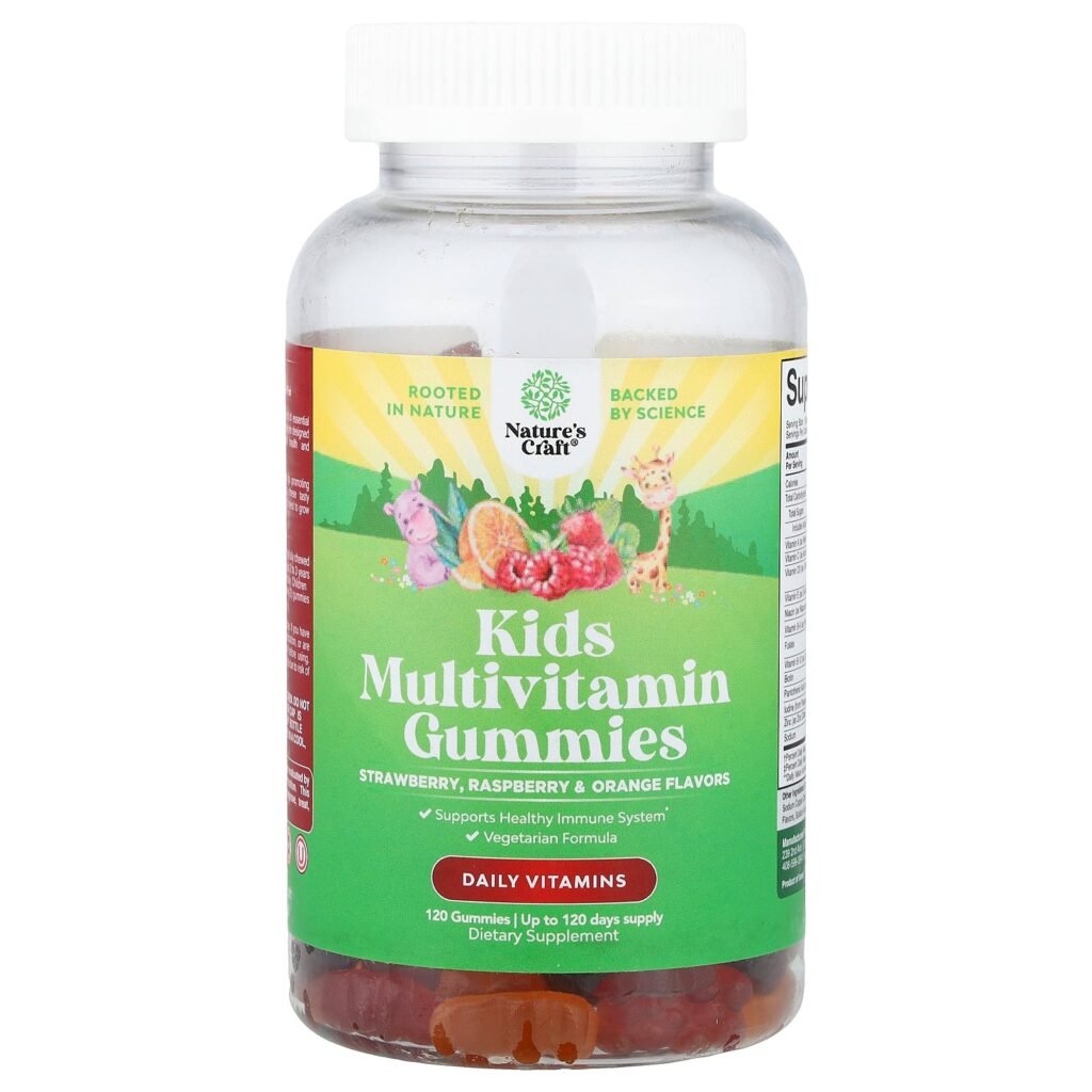 Nature’s Craft Kids Multivitamin 120 Gummies Nature’s Craft Kids Multivitamin 120 Gummies
