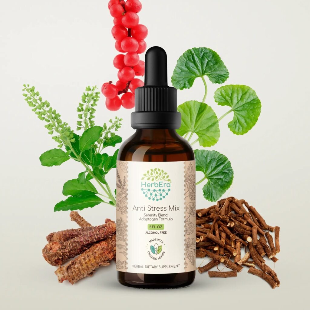 HerbEra Anti Stress Mix Tincture 2 fl oz (60ml) HerbEra Anti Stress Mix Tincture 2 fl oz (60ml)