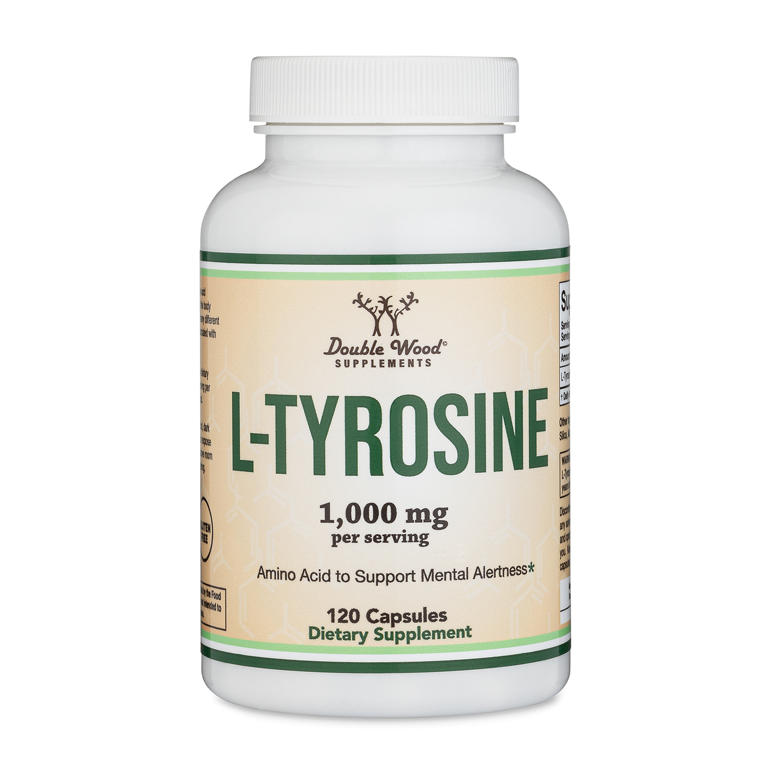 Double Wood L-Tyrosine 500mg 120 Capsules Double Wood L-Tyrosine 500mg 120 Capsules