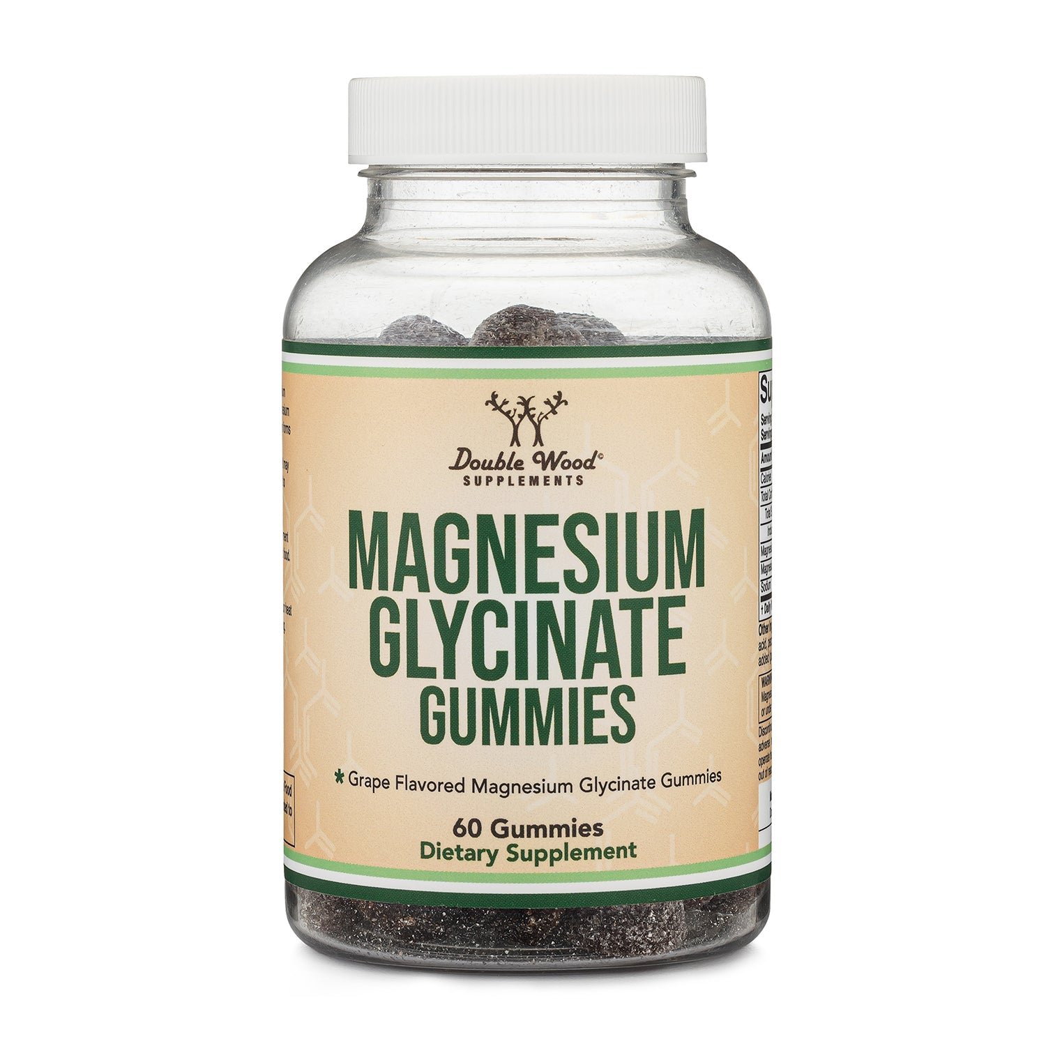 Double Wood Magnesium Glycinate 60 Gummies Double Wood Magnesium Glycinate 60 Gummies